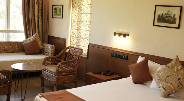 Вилла Luxury с балконом Village Machaan Resort