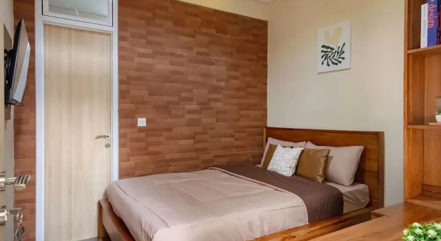 Standardní Dvoulůžkový s manželskou postelí pokoj Calma Coliving at Bintaro, Tangerang Selatan