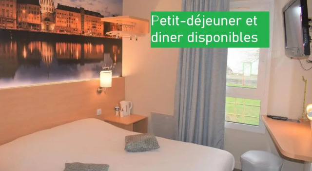 Двухместный номер Standard Hôtel Inn Design Resto Novo Chateaubriant