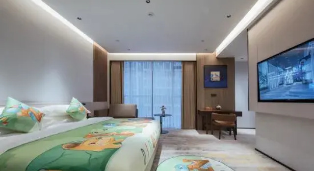 Двухместный семейный люкс Deluxe Great Sojourn｜Urban Garden Hotel of Ya'an
