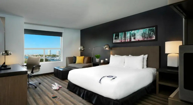 Двухместный номер Den с видом на залив Hyatt House San Juan