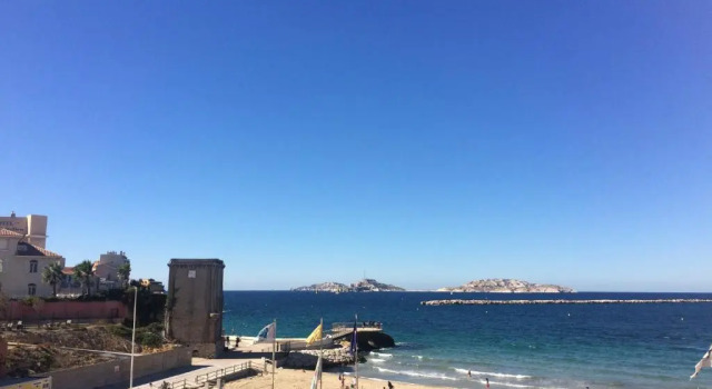 Апартаменты Les catalans, vue mer