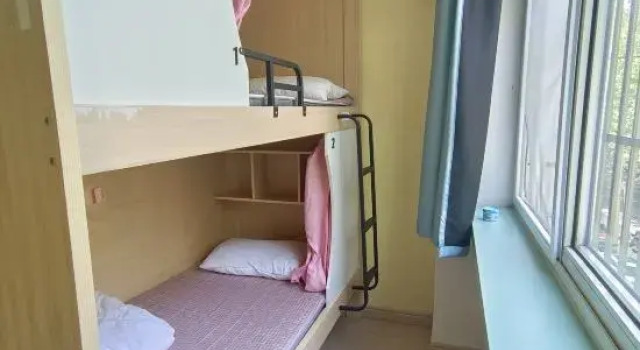 Кровать в общем номере (женский номер) Zhangdian Lepai Hostel