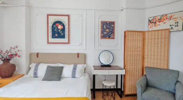 Двухместный люкс с 3 комнатами Guangzhou Xiaoshiguang Aesthetic Homestay