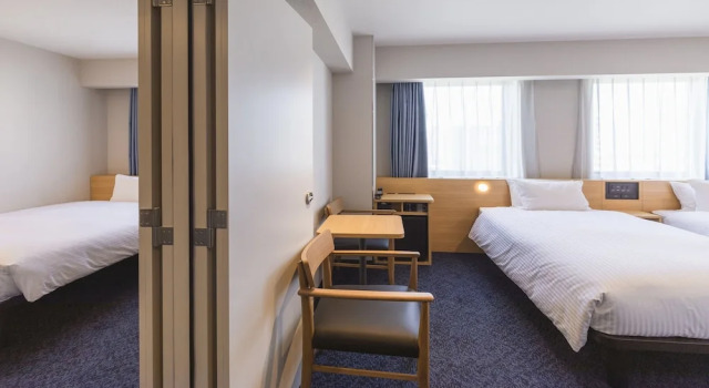 Четырёхместный номер Standard Sotetsu Fresa Inn Sendai