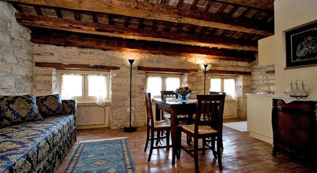 Апартаменты Мансарда c 1 комнатой с видом на море Residence PORTA ANTICA Centro Storico