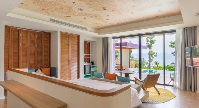 Villa TTC Pavillion с 2 комнатами рядом с пляжем TTC Van Phong Bay Resort