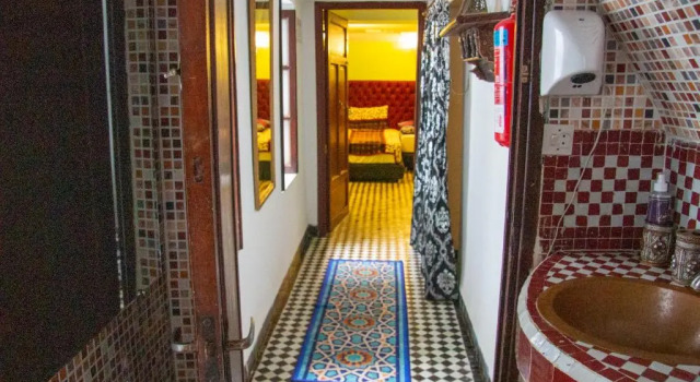 Standaard Driepersoonskamer uitzicht op de stad Riad Baba