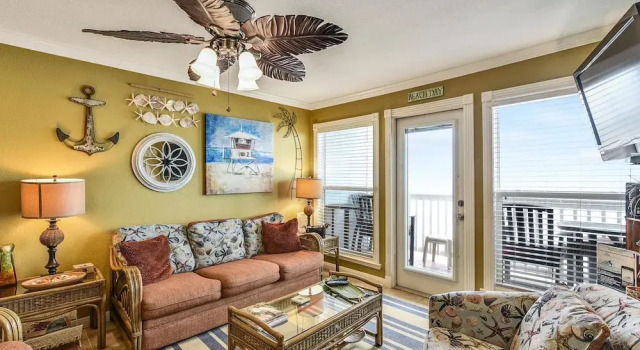 Апартаменты с балконом Seascape 1209 in Galveston