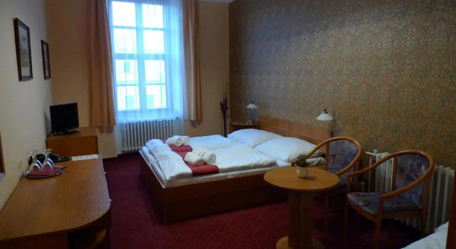 Трёхместный номер Standard с видом на город Hotel U Černého orla