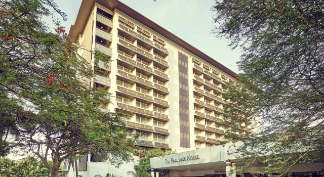 Кровать в общем номере с видом на город The Pamodzi Hotel