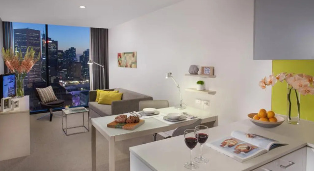 Апартаменты Deluxe с 2 комнатами Citadines on Bourke Melbourne