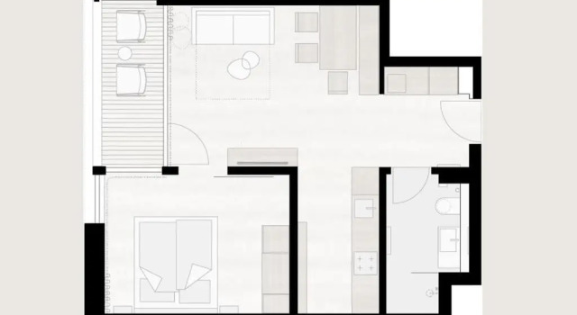 Апартаменты c 1 комнатой DER*ADLER Apartments