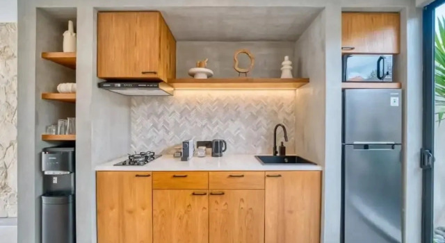 Вилла Luxury с видом на бассейн Arrecife 1BR Private Pool Villa Near Melasti Beach