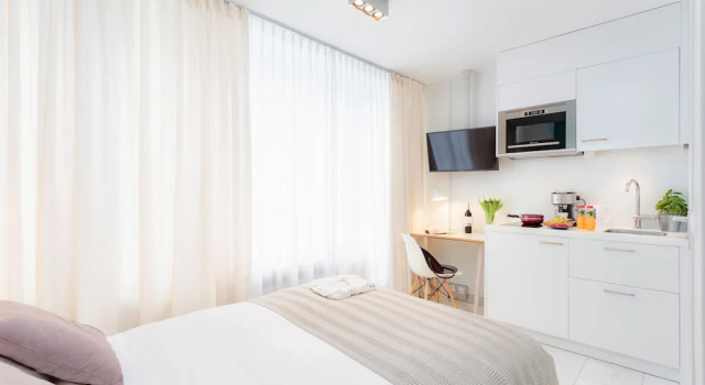 Студия VISIONAPARTMENTS Zug - self check-in