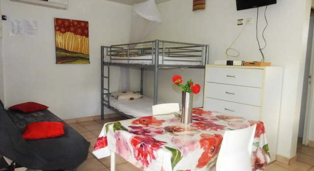 Bungalow With one Bedroom in Le Robert, With Shared Pool, Furnished Garden and Wifi