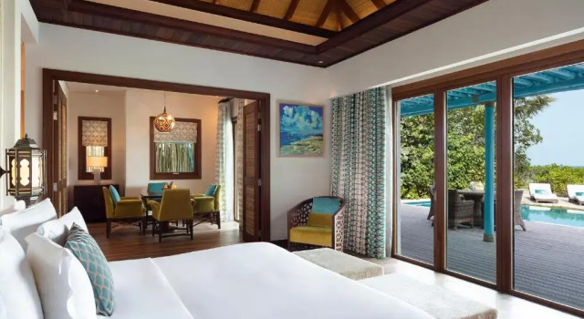 Pool Villa с 2 комнатами с видом на море Banana Island Resort Doha By Anantara