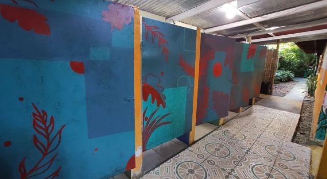Łóżko w pokoju wieloosobowym Madre Selva Jungle Hostel