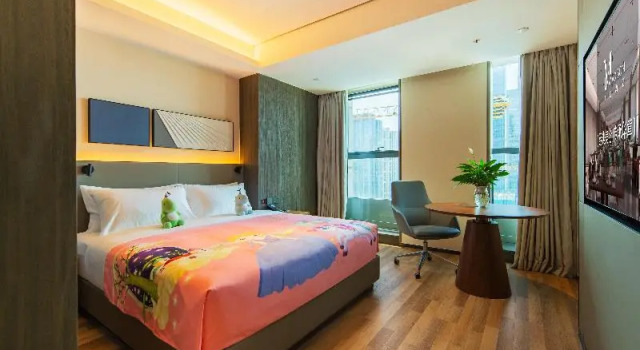 Люкс Standard Madison Hotel Qingdao West Coast City Balcony