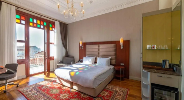 Двухместный номер Deluxe с балконом Blue Gilroy Hotel