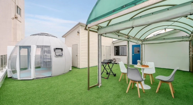 Коттедж c 1 комнатой Gangneung Lohas Pension