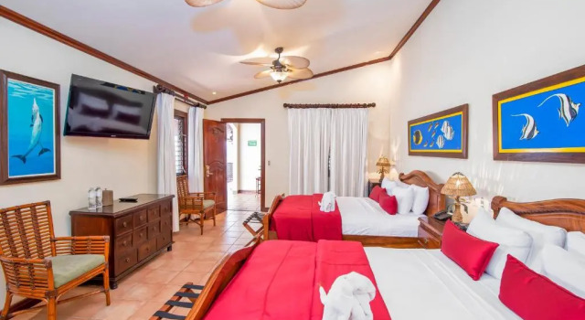 Четырёхместный номер Standard с видом на сад Hotel Villas Lirio