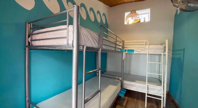 Кровать в общем номере Orange Terrace Hostel