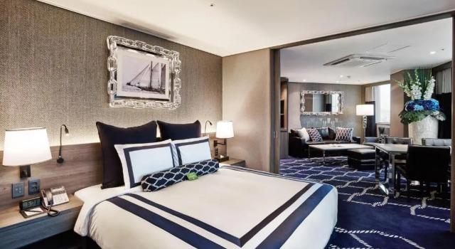 Двухместный люкс Sweet с видом на океан Kent Hotel Gwangalli by Kensington