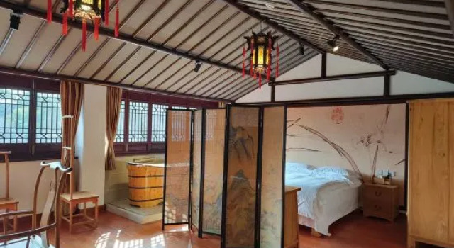 Люкс с видом на сад Xitang keyuan Homestay