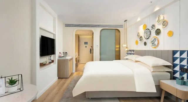 Двухместный номер Deluxe с видом на город Guilin O-LIVE Social Hotel