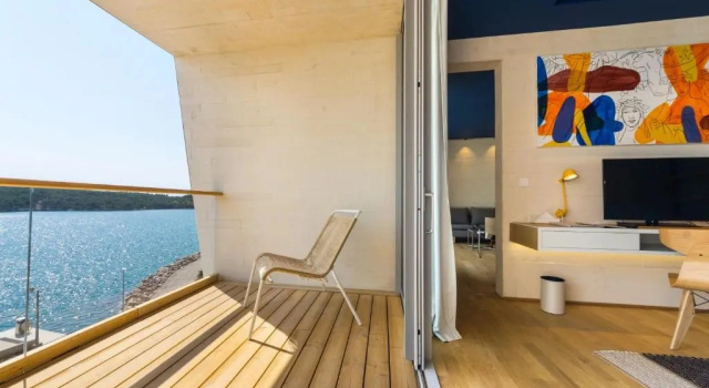 Люкс Premium с балконом и с видом на море D-Resort Sibenik - Small Luxury Hotels of the World