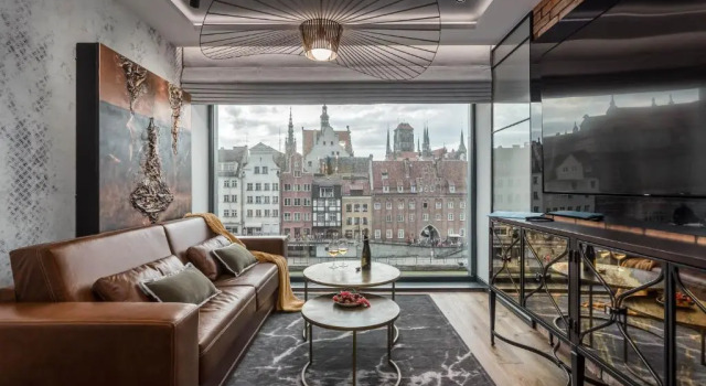 Апартаменты Deluxe DEO PLAZA Luksusowe Apartamenty z widokiem na Motławę by Noclegi Renters