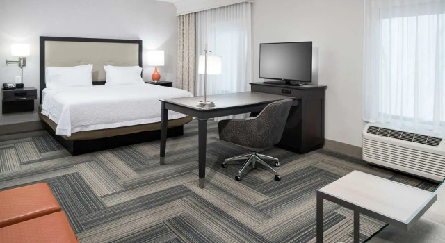 Двухместный студия люкс Hampton Inn & Suites by Hilton Atlanta Perimeter Dunwoody