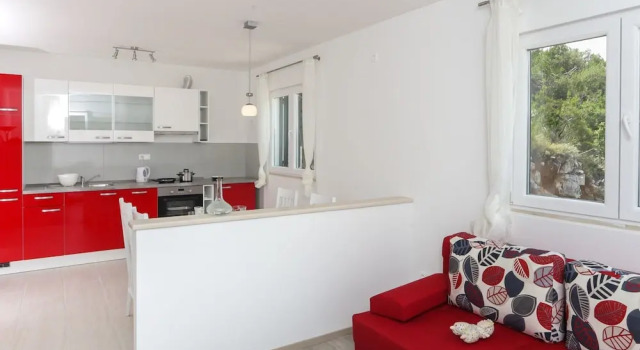 Apartments Posta - Deluxe One-bedroom Apartment With Balcony and Sea View - Apartman 8, Забронировать Апартаменты/квартира Саплунара Остров Мльет, рядом с Пляж Велика Саплунара