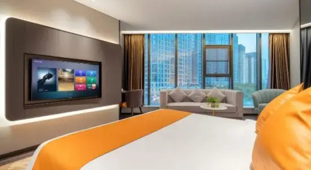 Двухместный люкс c 1 комнатой Handing Jusheng Hotel (Kunming Wuyue Plaza Sunac Chunfeng Shili Branch)