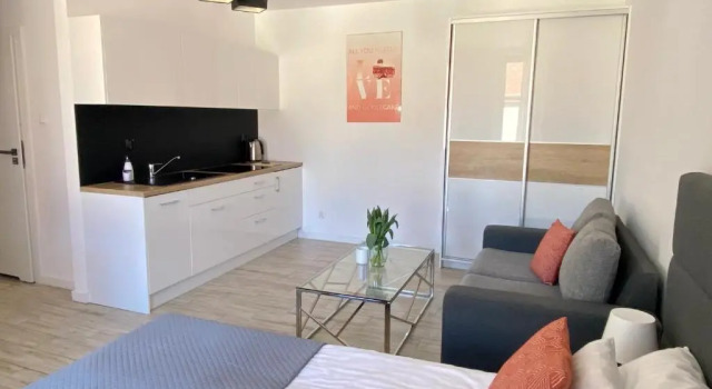 Студия Apartamenty Bałtyckie - Grand Baltic - WIFI, Klimatyzacja, Sala Zabaw, Taras wypoczynkowy, centrum Ustki