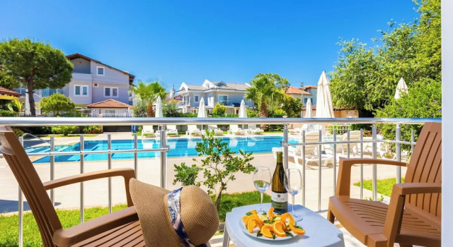 Семейный номер Standard с 2 комнатами с видом на бассейн Safak Oasis Hotel