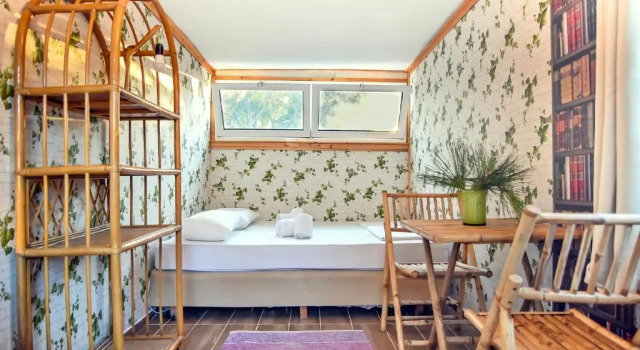 Двухместный номер Standard с балконом и с видом на море Drolma Ling Nature Cabins