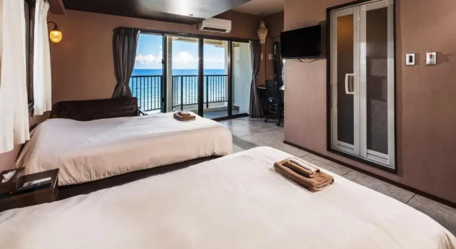Двухместный номер Standard с видом на море Hotel Sunset American