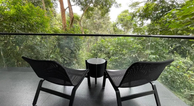 Номер Standard с балконом и с красивым видом из окна Flora Vythiri Resort Wayanad