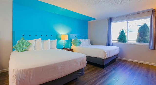 Четырёхместный номер Premium Coast River Inn by OYO Seaside