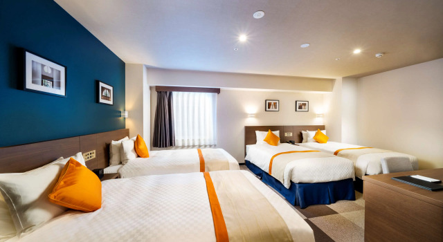 Четырёхместный номер Standard Best Western Plus Fukuoka Tenjin-minami