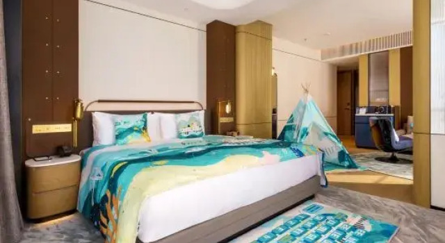 Семейный люкс Deluxe с видом на город Pan Pacific Hotel, Dalian