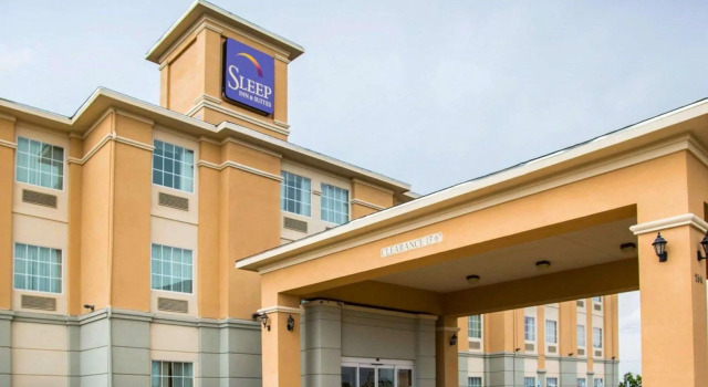 Кровать в общем номере Sleep Inn & Suites Abilene Near University