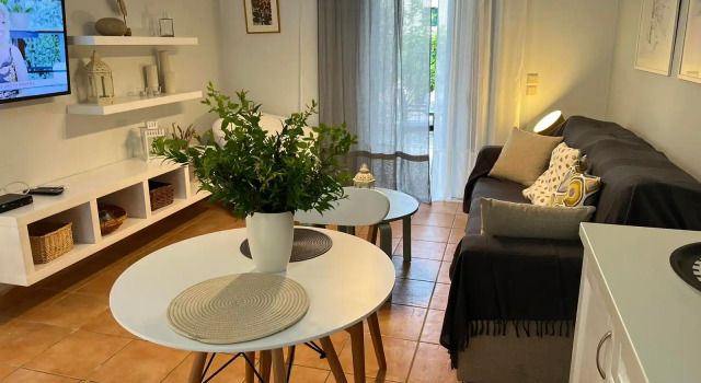 Апартаменты c 1 комнатой Barbati Bay Elegant Beach Apartments by Hotelius