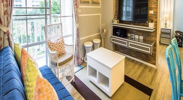 Summer Huahin Condo 2 Bedrooms Pool View Classic Room, Забронировать Апарт-отель Као-Такиаб Хуахин, рядом с Храм Ват-Као-Крайлас