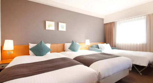 Трёхместный номер Standard Richmond Hotel Obihiro Ekimae