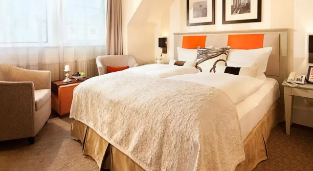 Двухместный номер Standard с частичным видом на море Strandhotel Ostseeblick