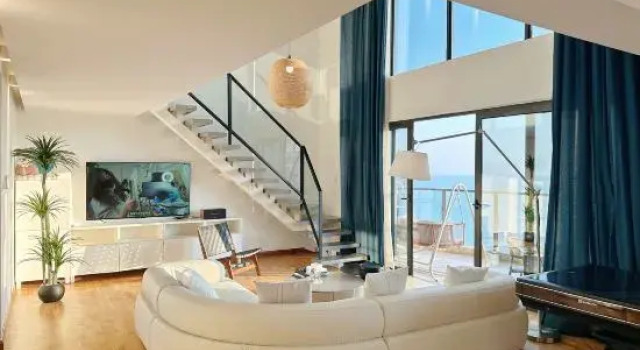 Люкс Luxury Sweet House Binhai Holiday Apartment