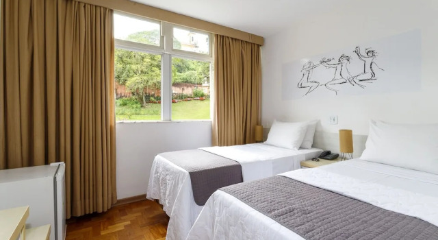 Номер Standard Grande Hotel de Ouro Preto - 80 ANOS